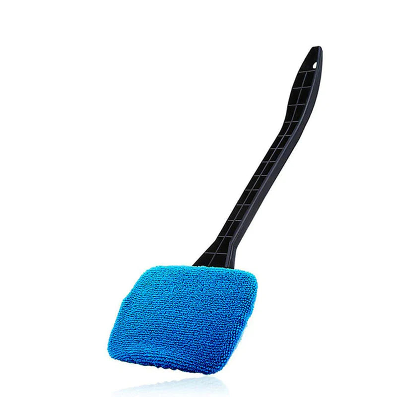 Car Window Cleaner Brush Kit Windshield Cleaning Wash Tool inside Interior Auto Glass Wiper with Long Handle 