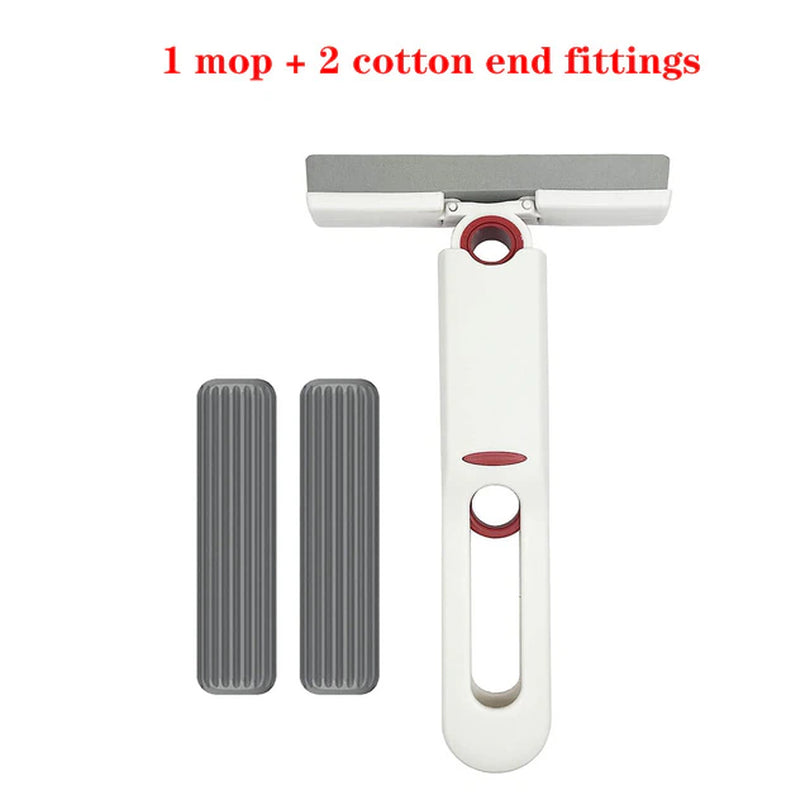  Mini Mop Portable Self Squeeze Automatic Cleaning Mop. Suitable for Wash Basin Sink Bathroom Car Glass Kitchen